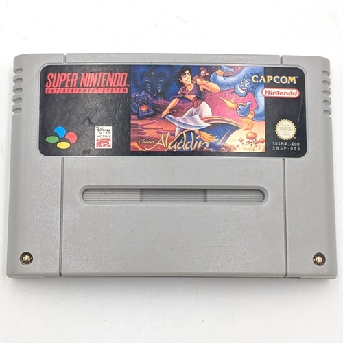 Aladdin - Cartridge - SNES Spil - (EUR) (B Grade) (Genbrug)